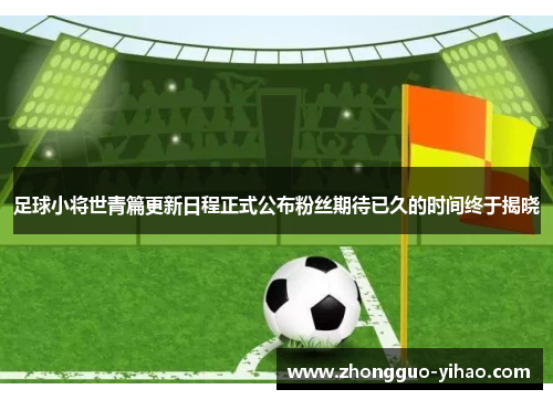 足球小将世青篇更新日程正式公布粉丝期待已久的时间终于揭晓
