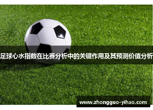 足球心水指数在比赛分析中的关键作用及其预测价值分析